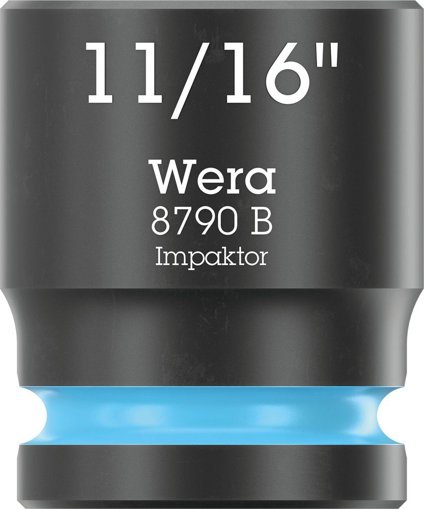 Wera Steckschlüsseleinsatz 8790 B Impaktor mit 3/8"-Antrieb, 11/16" x 30 mm