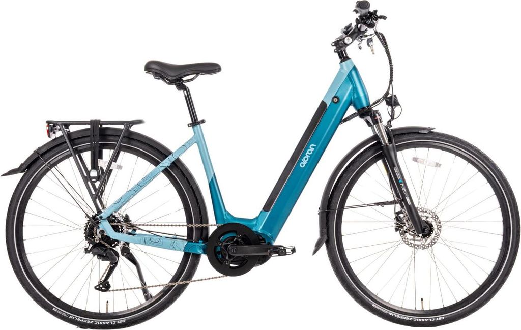 Olpran Elektrofahrrad Tilia Low 28" Grün 19"