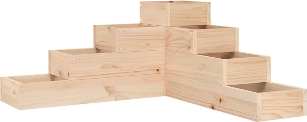 vidaXL Escalier pour plantes 4 marches 80,5x79x36 cm en bois de pin