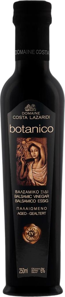 Essig Domaine Costa Lazaridi | Botanico Balsamico | Gereift, 6 % Säure, griechisch | 250 ml