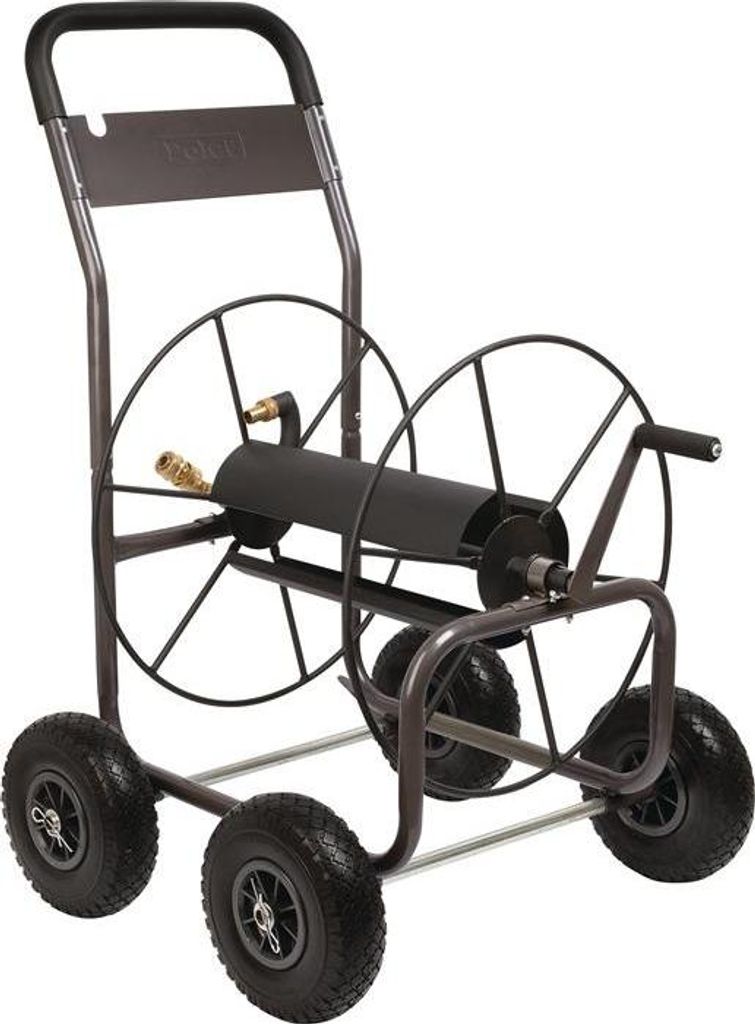 Schlauchwagen AQUALITY Anschlussgewinde 19,05 mm 3/4" ′′ pulverisierter Stahl