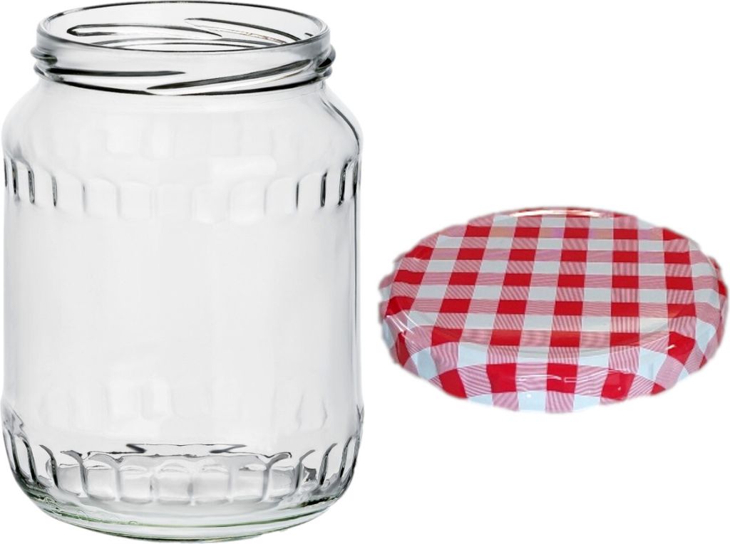 gouveo 24er Set Einmachgläser 720 ml Facette mit Produktbild 3