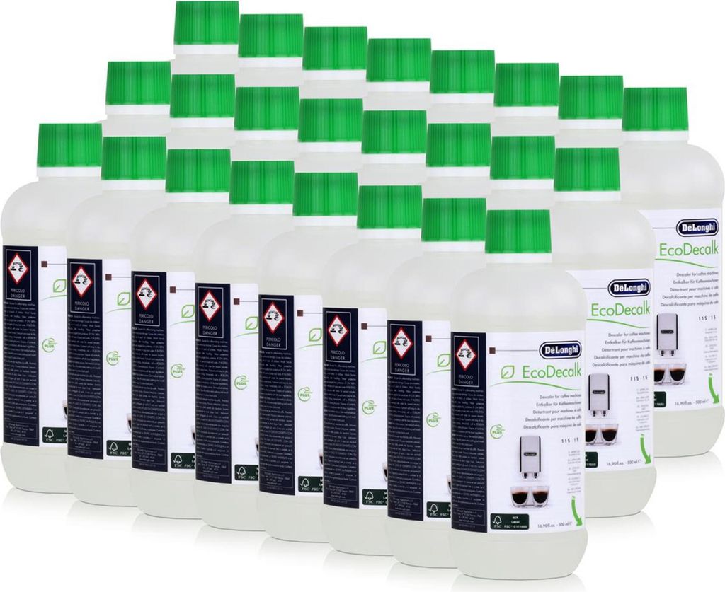 Delonghi EcoDecalk DLSC 500 Entkalker für Kaffeevollautomaten 500ml (24er Pack)