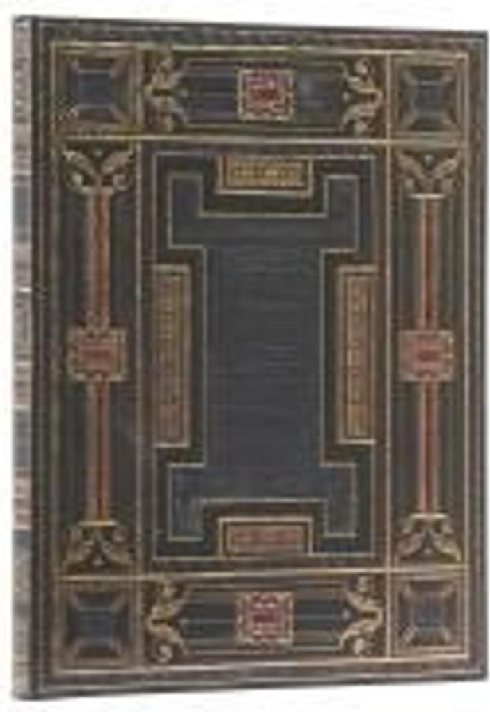 Paperblanks Onyx Asterales Hardcover Journal Ultra Unlined Elastic Band Closure 144 Pg 120 GSM