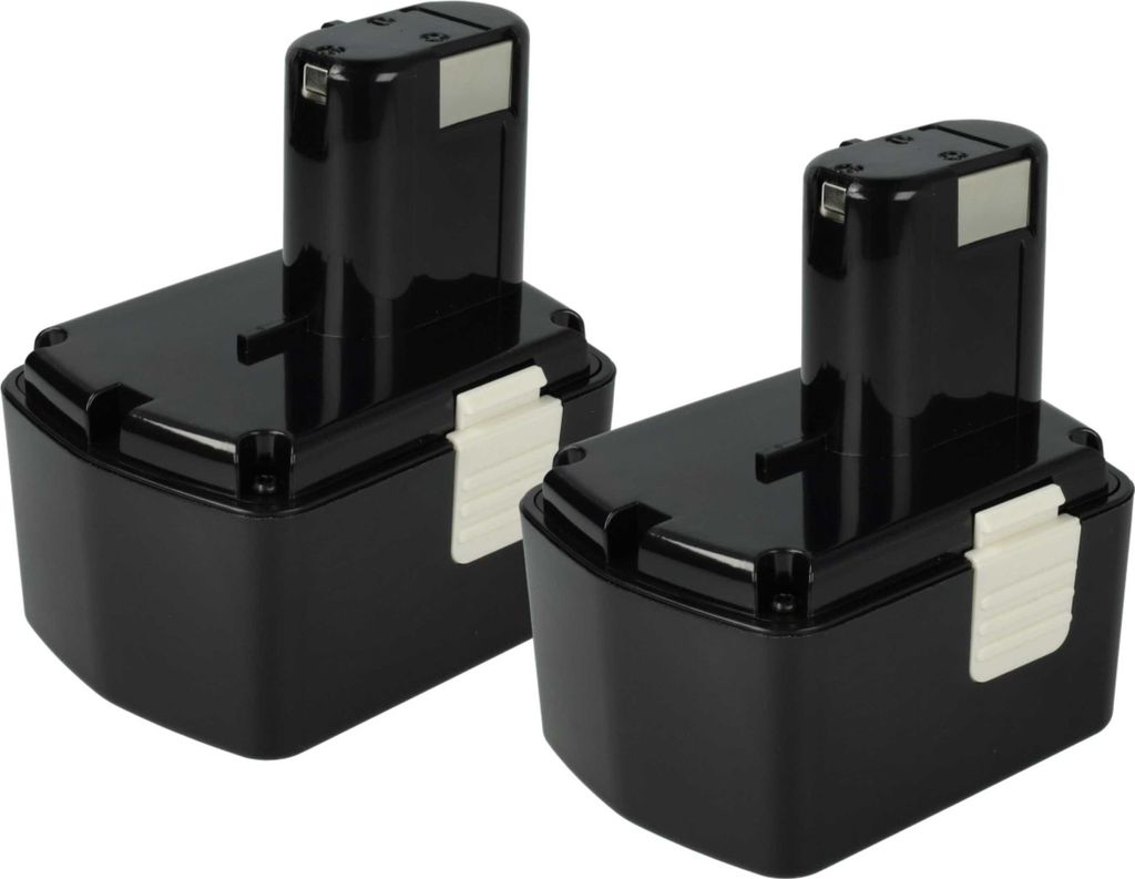 vhbw 2x Akku kompatibel mit Hitachi DS 14DAF2, DS 14DFL, CJ 14DL, DH 14DL, C-2, DS 14DFLPC, DS 14DFLG, DS 14DL Werkzeug (3300 mAh, NiMH, 14,4 V)