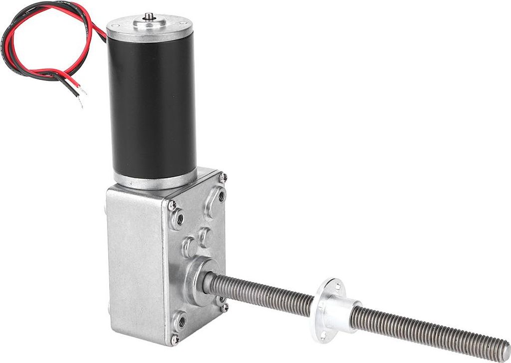 Hochdrehmoment-Kupfer-Schneckengetriebe mit Doppelkugellager für elektrische Fensterheber, 24 V, Untersetzungsverhältnis 50