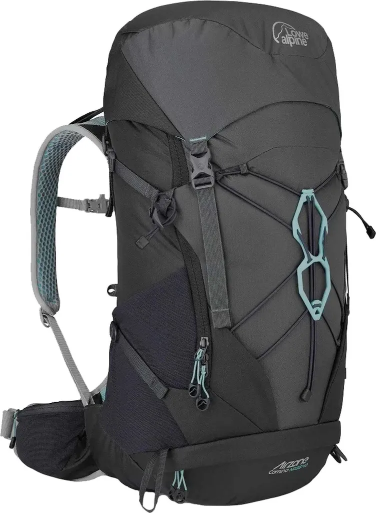 Sac à dos femme ventilé AirZone Trail Camino ND35:40 anthracite dos tendu