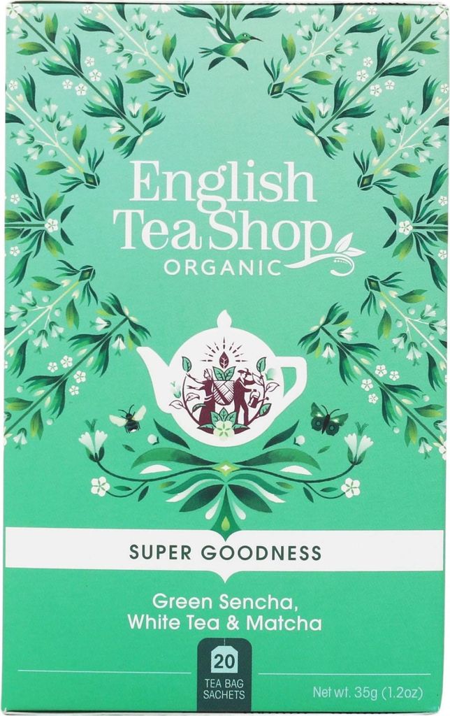 HERBATA SENCHA - BIAŁA - MATCHA BIO (20 x 1,75 g) 35 g - ENGLISH TEA SHOP