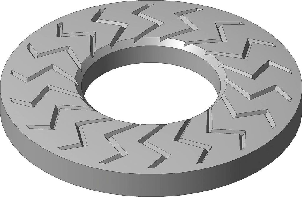 Teckentrupp Geomet 500A Sperrkantscheibe Schraubensicherung, NKS-M ø M24
