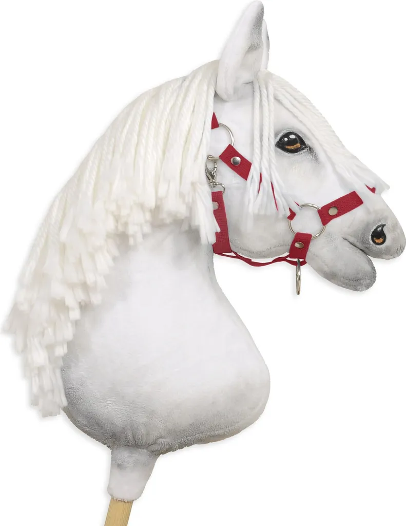 Licol bordeaux ajustable Hobby Horse A3 - Sangle résistante et design