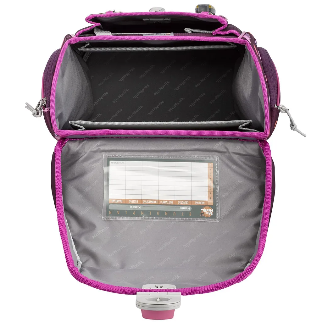 McNeill McLight 2 Set de 6 pièces Cartable ergonomique Ruby framboise