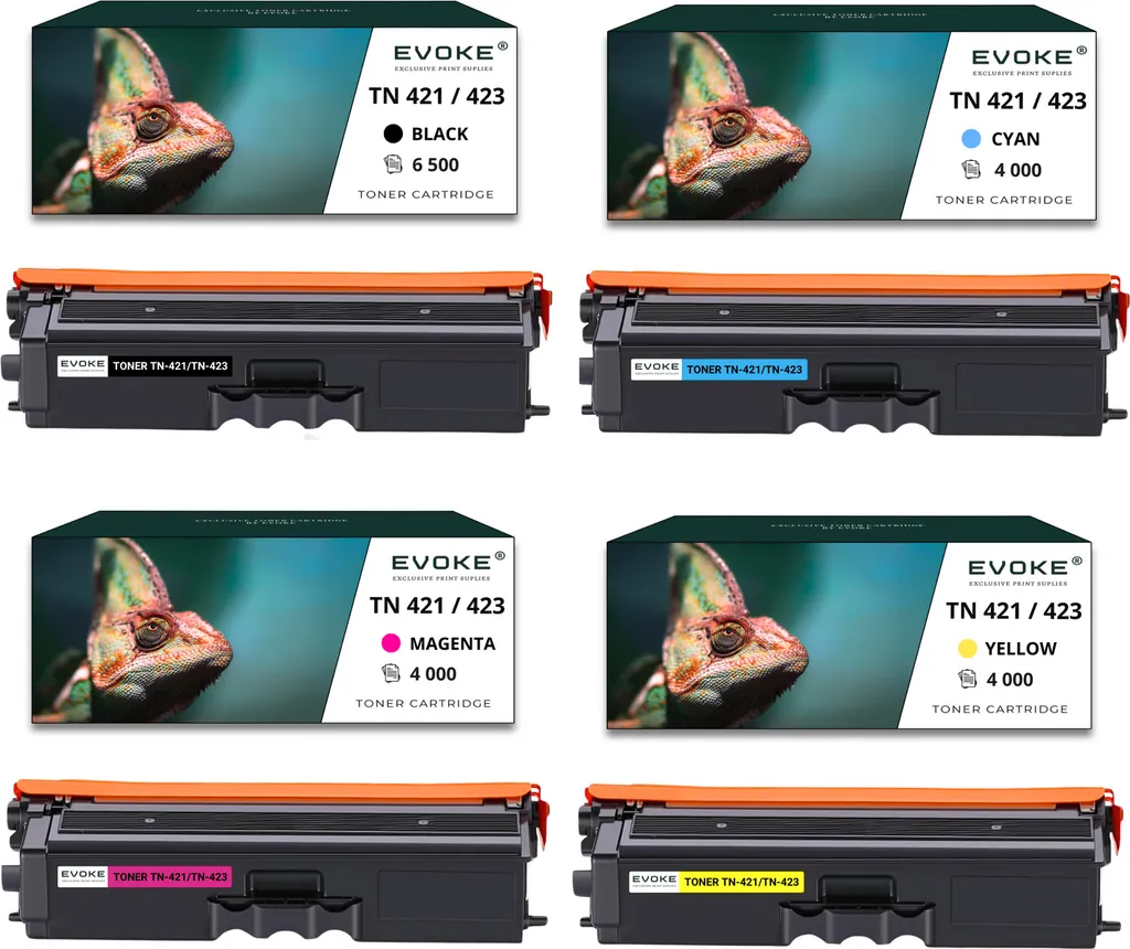 Offerta Set 4 Toner Brother TN423 TN421 - Qualità Premium