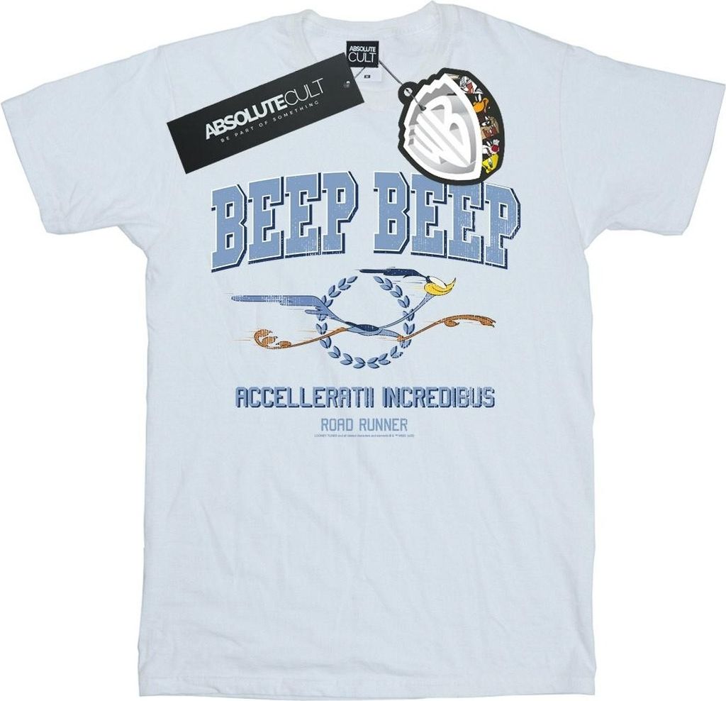 Looney Tunes - "Beep Beep" T-Shirt für Herren BI50496 (5XL) (Weiß)