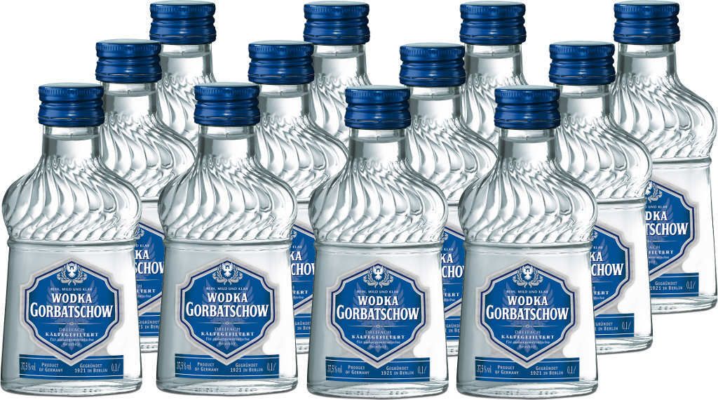Wodka Gorbatschow 12 x 0,1 Liter