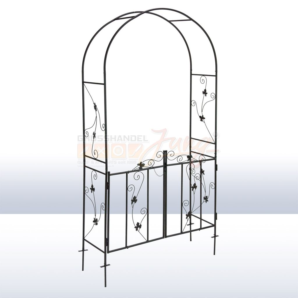 Metalowa pergola dla róż z drzwiami Zdjęcie produktu 