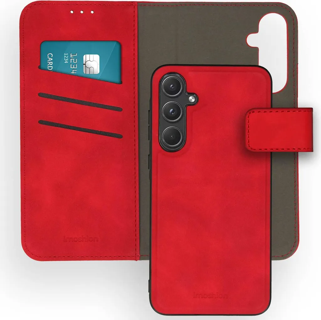 imoshion Custodia pieghevole rimovibile 2-1 Samsung Galaxy A55 - Rosso