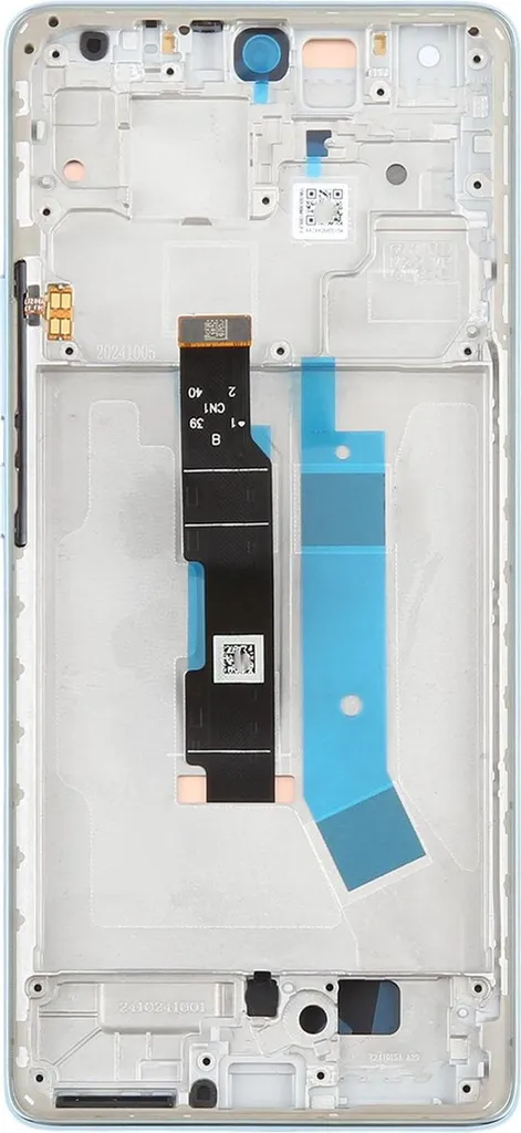 Écran LCD pour Xiaomi Redmi Note 14 Pro 4G AMOLED avec Châssis Bleu - 3