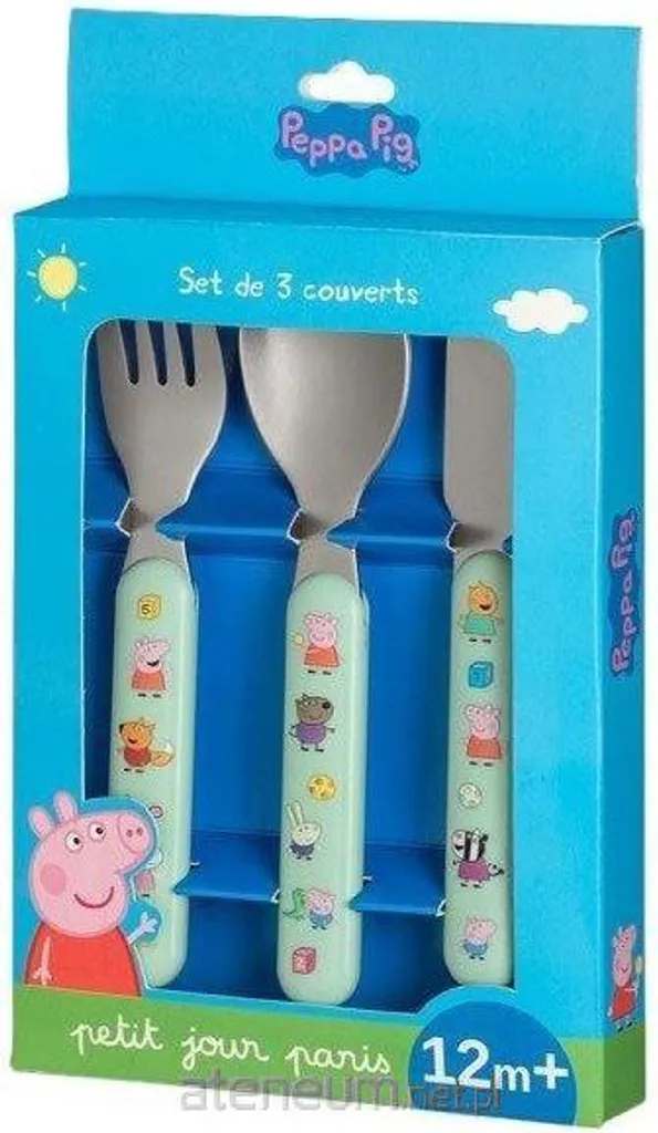 Peppa Pig Set Posate Bambini 3 Pezzi - Trasforma il Pasto in Gioco