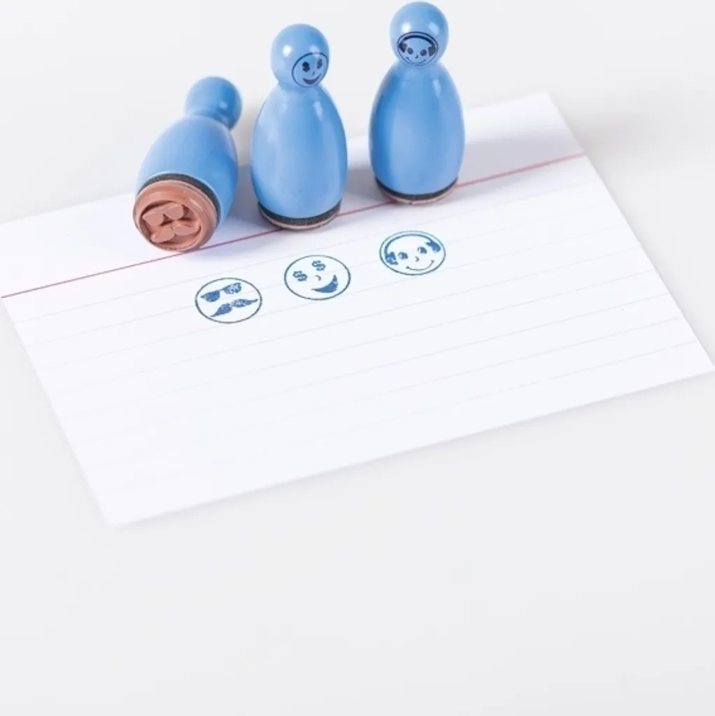 Mini Tampon Heyda Bleu 204888633 Pack de 6 pour Empreintes Précises