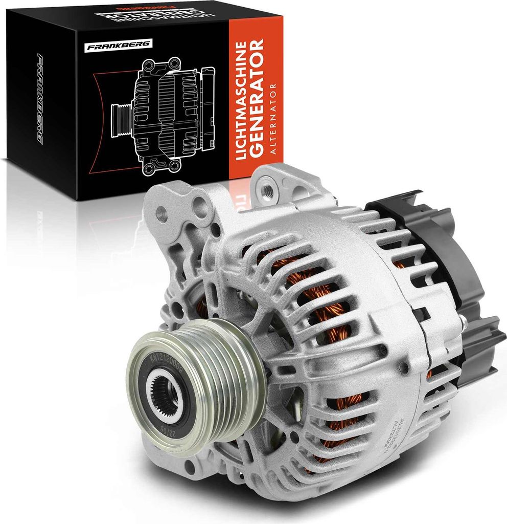 Frankberg 1x Lichtmaschine Generator für VW Golf V VI Plus Seat Altea Skoda Audi A1 A3
