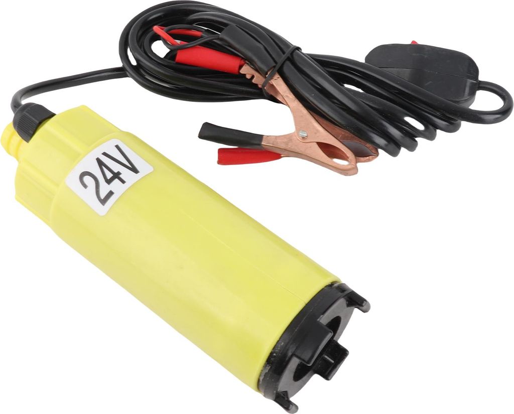 Tragbare elektrische Pumpe Tauch-Kraftstoff-Transferpumpe mit Auslass Größe von 19mm 2 Klemmen für das Pumpen von Öl Kerosin Wasser