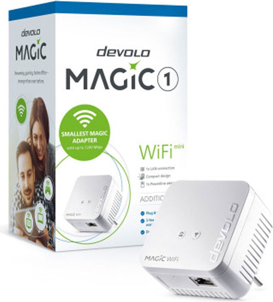 devolo Magic 1 WiFi mini Einzeladapt (weiss) Image du produit 