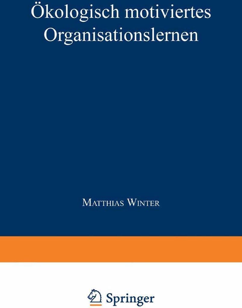 Ökologisch motiviertes Organisationslernen
