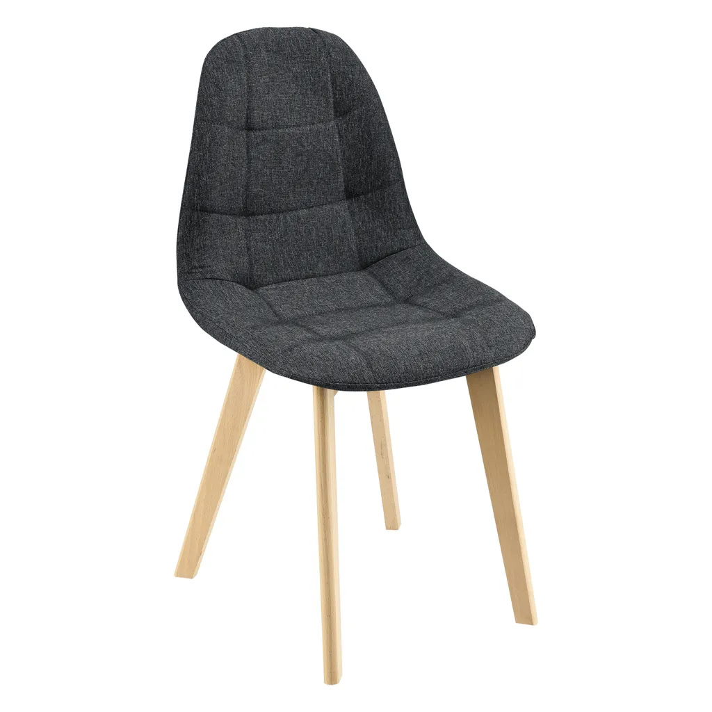 Sedie Design Kopparberg Nero e Faggio - Set 2 Pezzi Living - 3