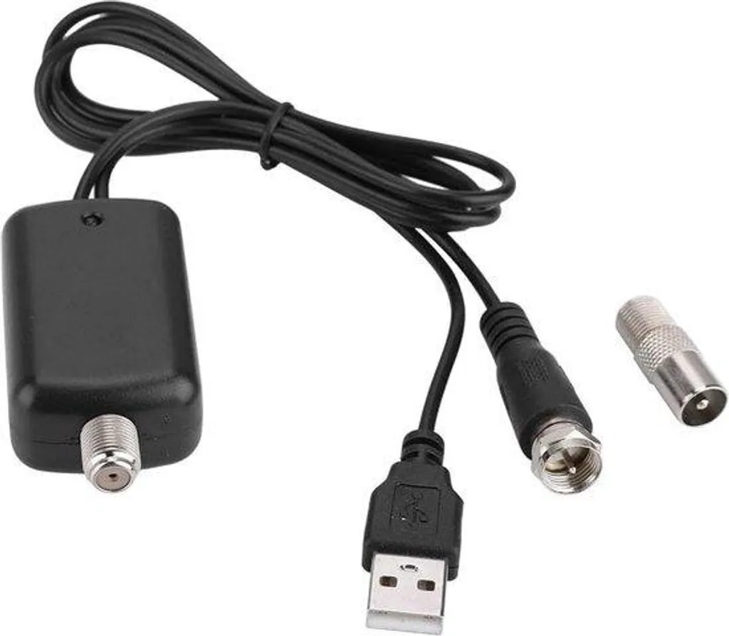Amplificateur Antenne Intérieure 25 dB Signal USB - Gain Élevé UHF VHF