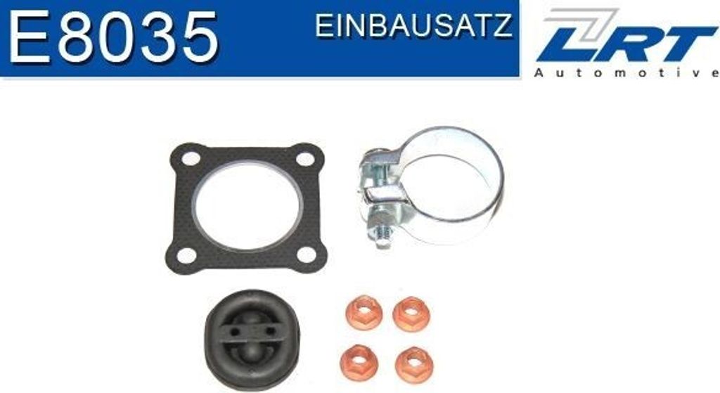 LRT Montagesatz Katalysator E8058 für AUDI A3 Schrägheck (8P1)