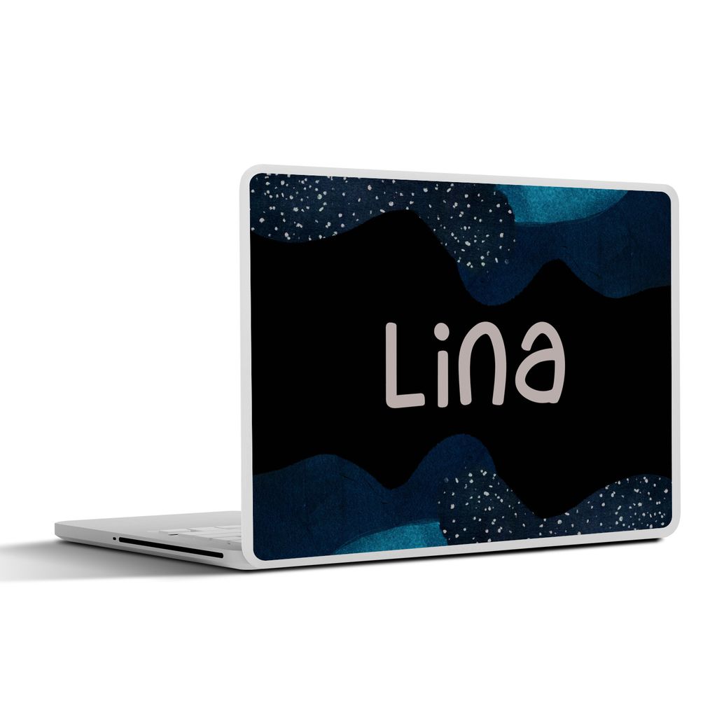 MuchoWow Laptop Aufkleber Sticker Cover Lina - Pastell - Mädchen 31x22.5 cm - Laptop-Deko
