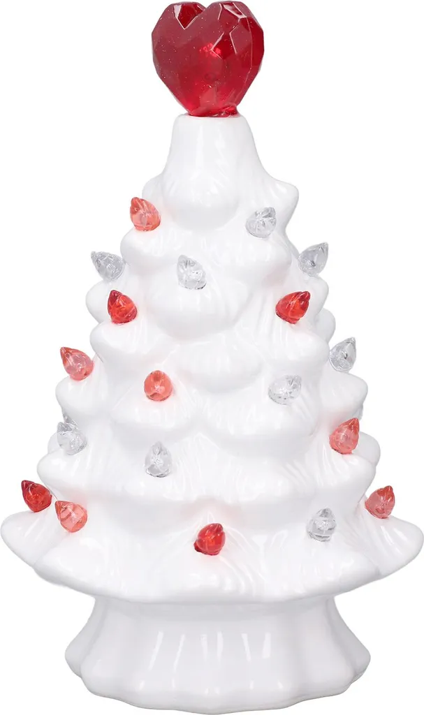 Objet de Décoration de Mariage Arbre Lumineux Céramique Blanc Rétro