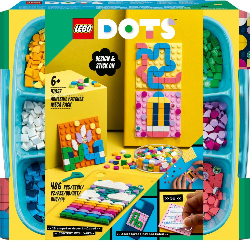 LEGO Dots Mega Pack Patch Adesivi 41957 Immagine del prodotto 