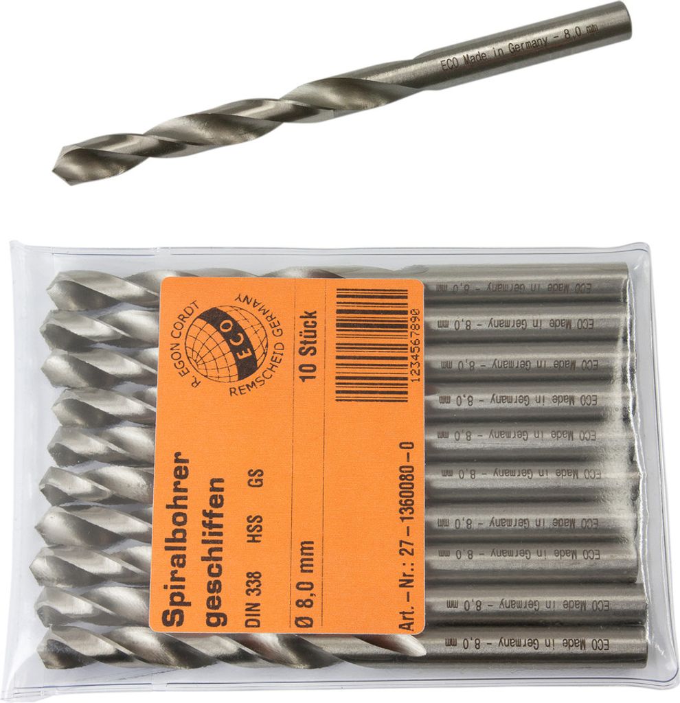 Dönges HSS-Spiralbohrer, Ø 8,5 mm (Spiralbohrer)