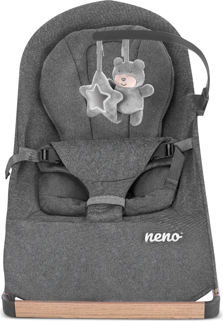 NENO Chiaro Graphit : Transat Bébé Stable pour Libérer vos Mains en Paix