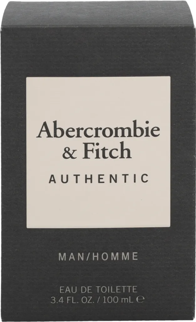 Authentic Abercrombie & Fitch Eau de Toilette Homme - Vaporisateur 100ml