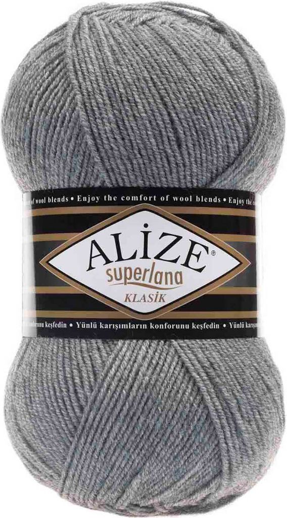 Alize Superlana Klasik 100g Strickgarn Strickwolle 25% Wolle, Farbwahl