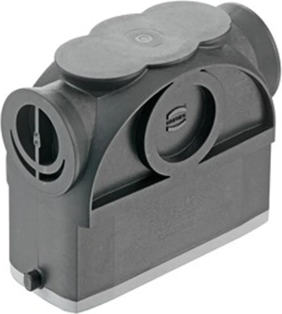 Boîtier HARTING Han ECO 16A sans sortie de câble pour étrier simple