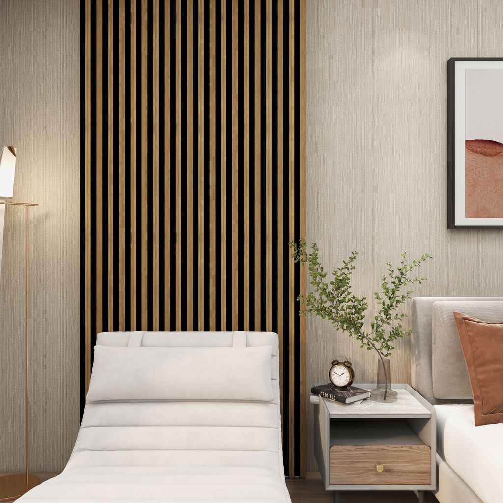 pannello murale 3D 'Blaricum' set di 4 195 x 12 cm effetto Immagine del prodotto 