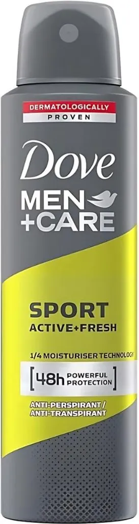 Dove Déodorant Men Care Sport Active Fresh 150 ml - Fraîcheur 48h Pack 12