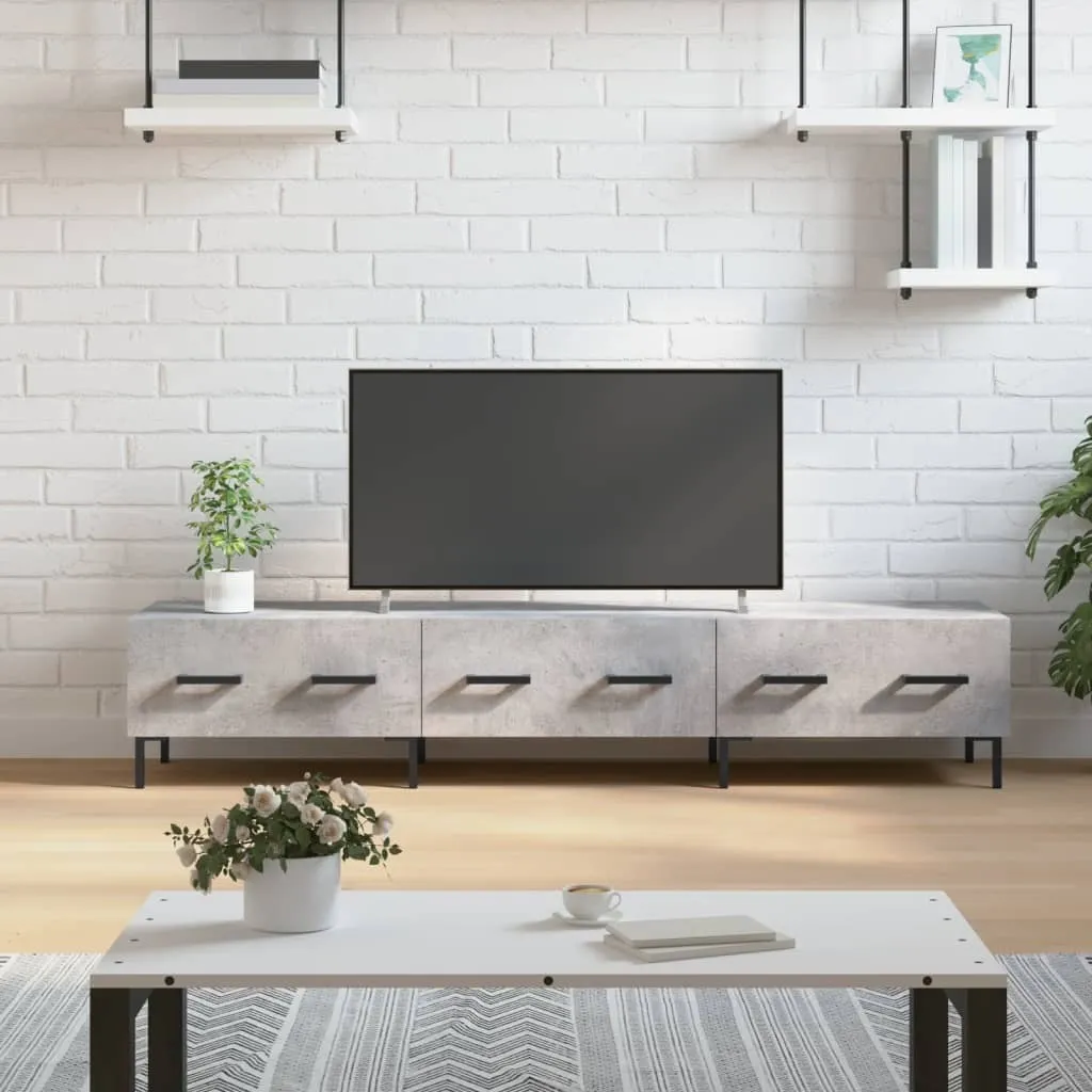 vidaXL Mobile TV Grigio Cemento 150x36x30 cm | Design Industrial Moderno