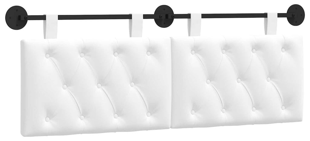 "im Sonderangebot" Hängendes Kopfteil 1 PC - skandinavischer Stil - Einfache Installation - Weiß Stoff - Kopfteile design 2026 903193