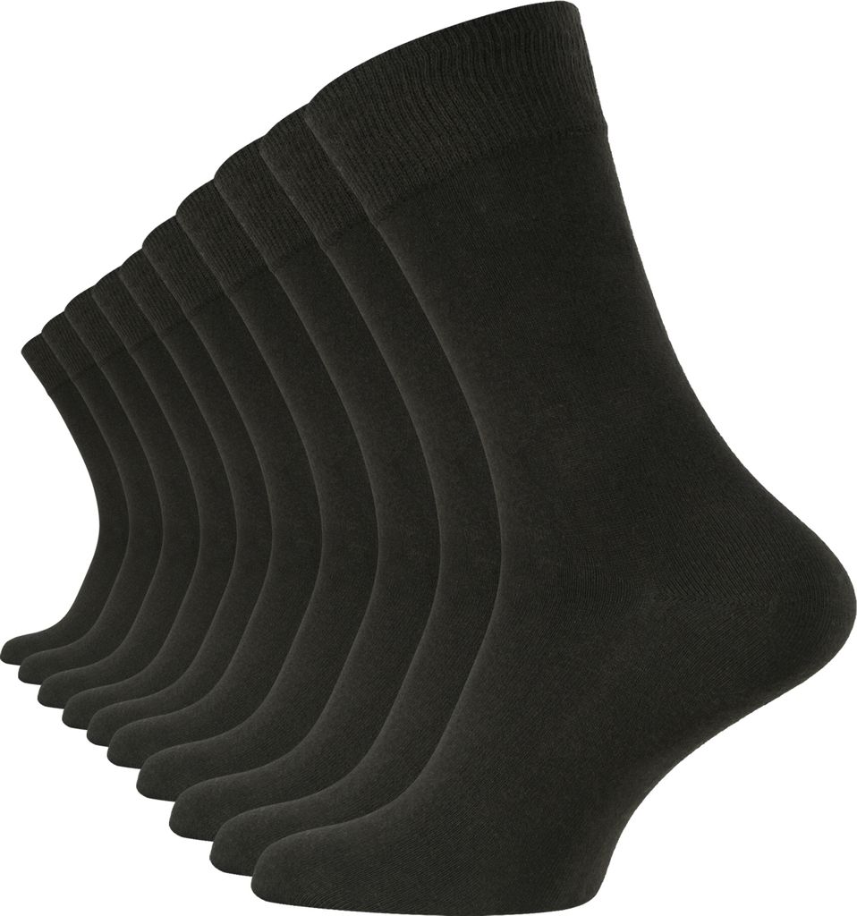 Cotton Prime® 10 Paar Business Socken 39-42 schwarz Produktbild 
