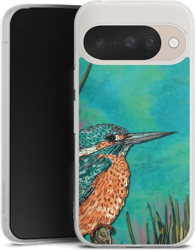 DeinDesign Handyhülle für Google Pixel 10 Pro Silikon Hülle Case Smartphone Schutzhülle Malerei Tiere Vogel