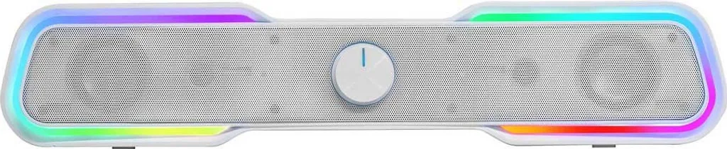 Enceinte PC Bluetooth Mars Gaming MSBX Blanche Système Audio USB 10W