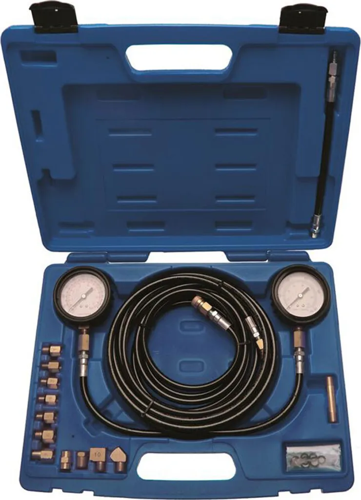 Testeur de pression BGS 8028 gradué avec kit d'adaptateurs complets - 8