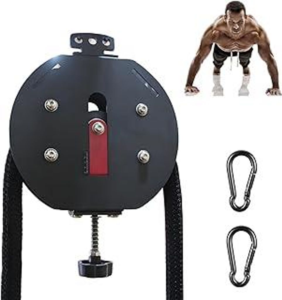 Trizeps-Seiltrainer - Keine Montage erforderlich, 30 kg Verstellbarer Widerstand, 150 kg Benutzerkapazität, Ganzkörper-Trainingsgerät für Kraft...