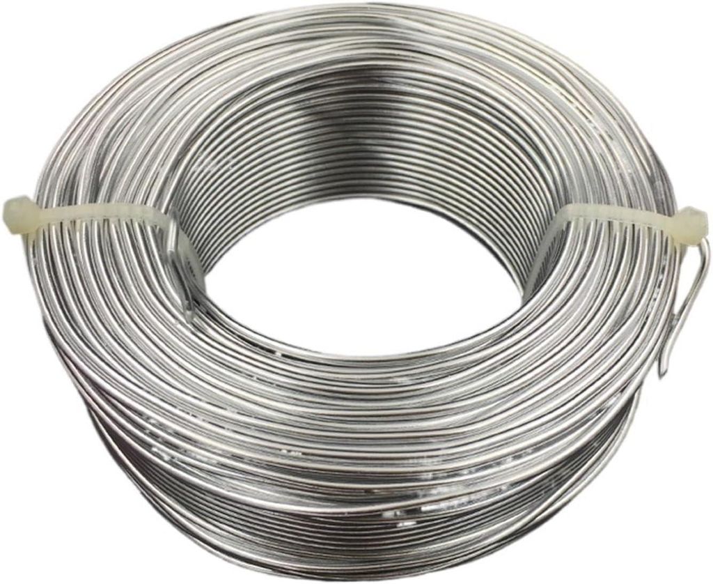 Aluminium-Basteldraht, 1 mm, 2, mehrfarbig vergoldet, 0,5 Produktbild 
