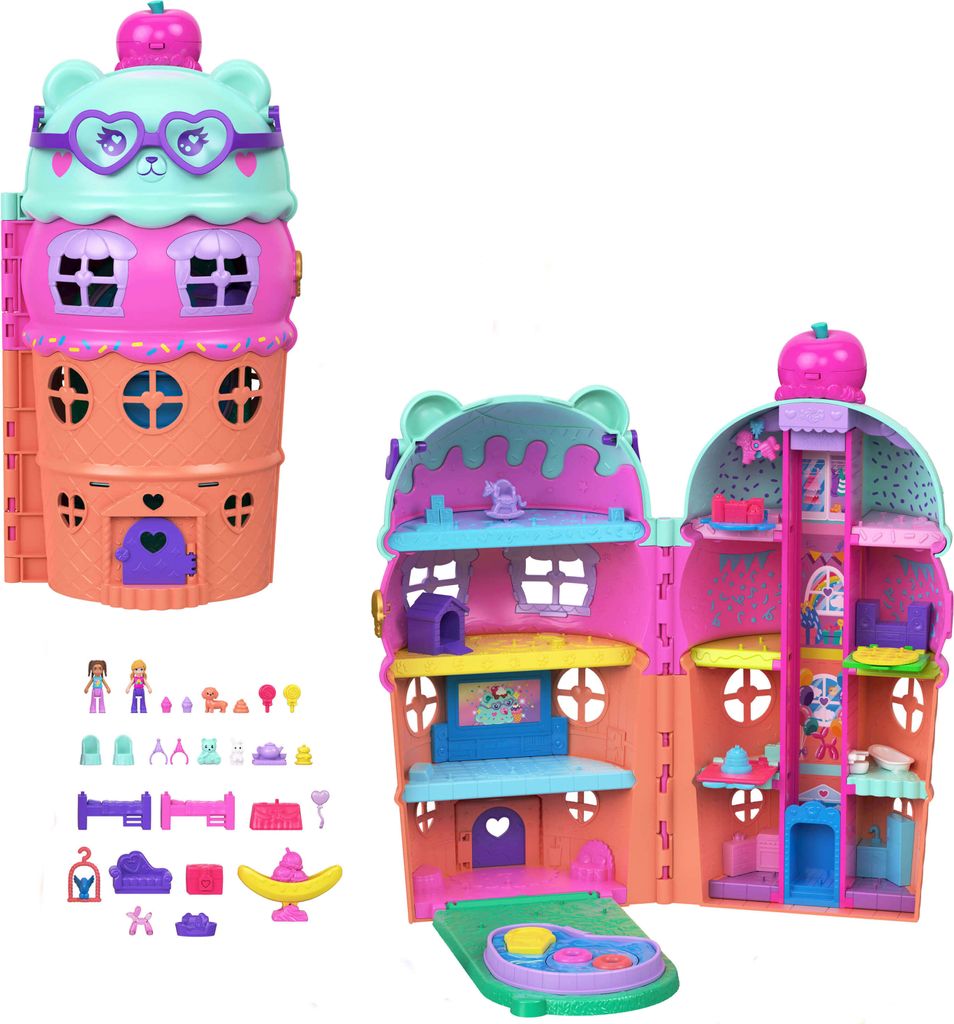 Mattel JFT91; JKB98 - Polly Pocket Haus Schatulle Produktbild 