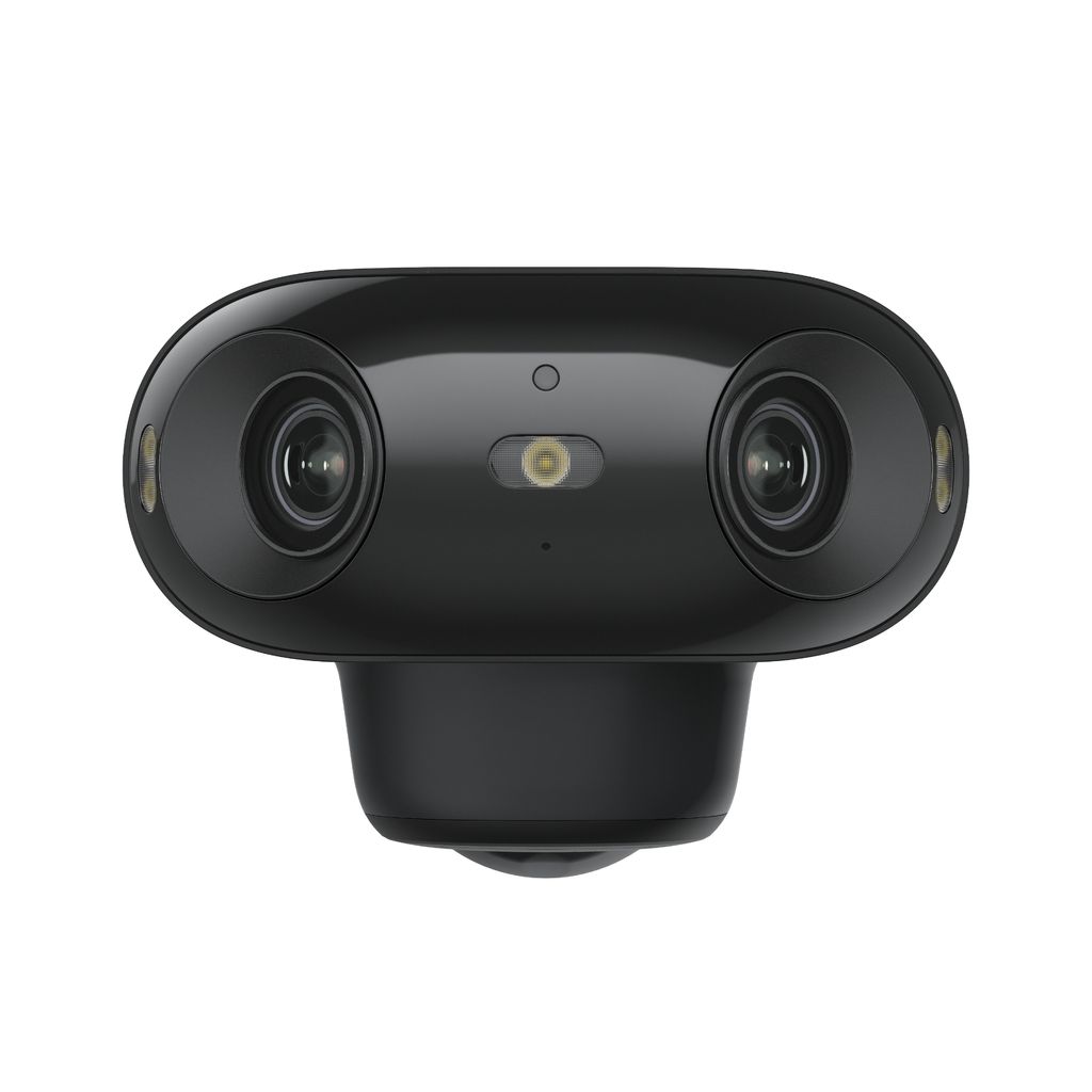 Reolink Argus 4 Pro, 4K 8MP Überwachungskamera Aussen Akku, ColorX-Nachtsicht, 180°-Weitwinkel, 2,4/5GHz Wi-Fi 6, PIR- & KI-Erkennung, IP66, Schwarz